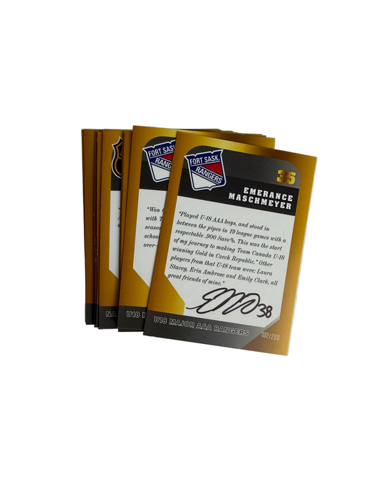 16 Pack -Signed Gold Set - Formative Years Cards