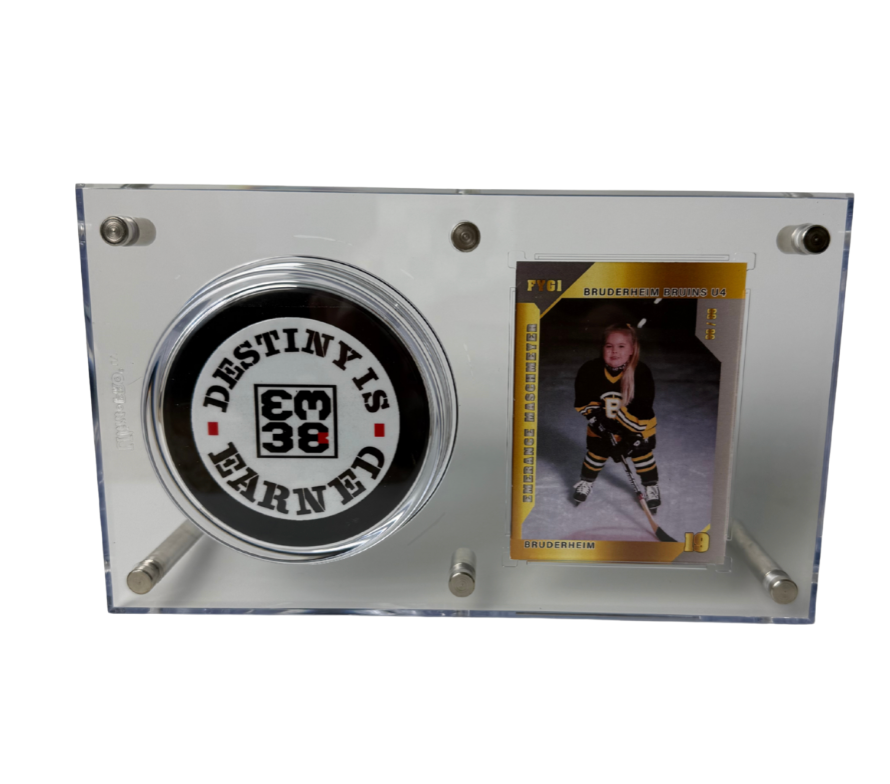 Display Case w Signed Series 2 Puck