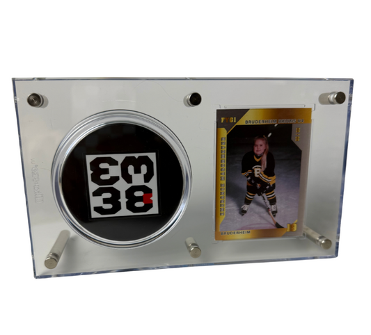 Display Case w Signed Puck